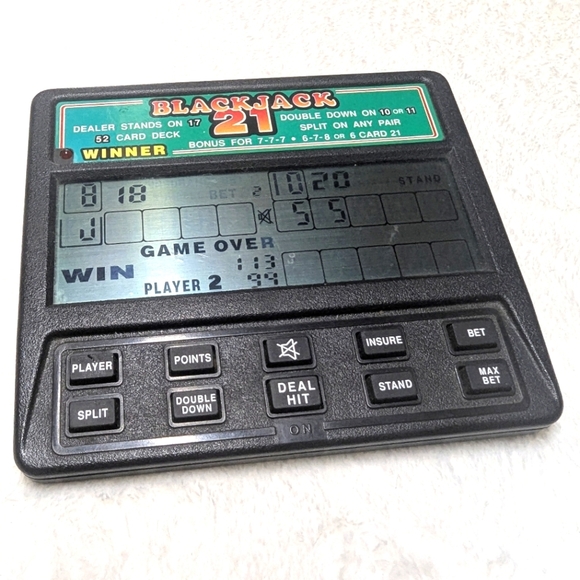 Vintage Black Jack Electronic Handheld Game - Picture 3 of 5